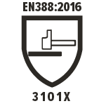 EN388:2016 - 3101X