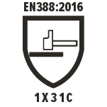 EN388:2016 - 1X31C